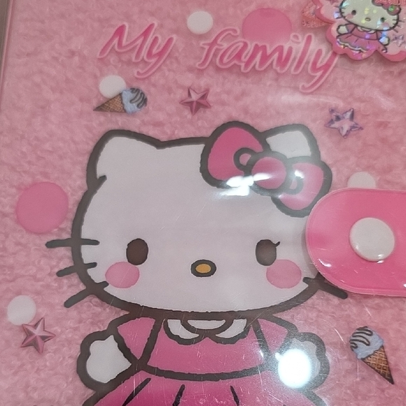Hello Kitty Pink Fuzzy Journal - Picture 3 of 3